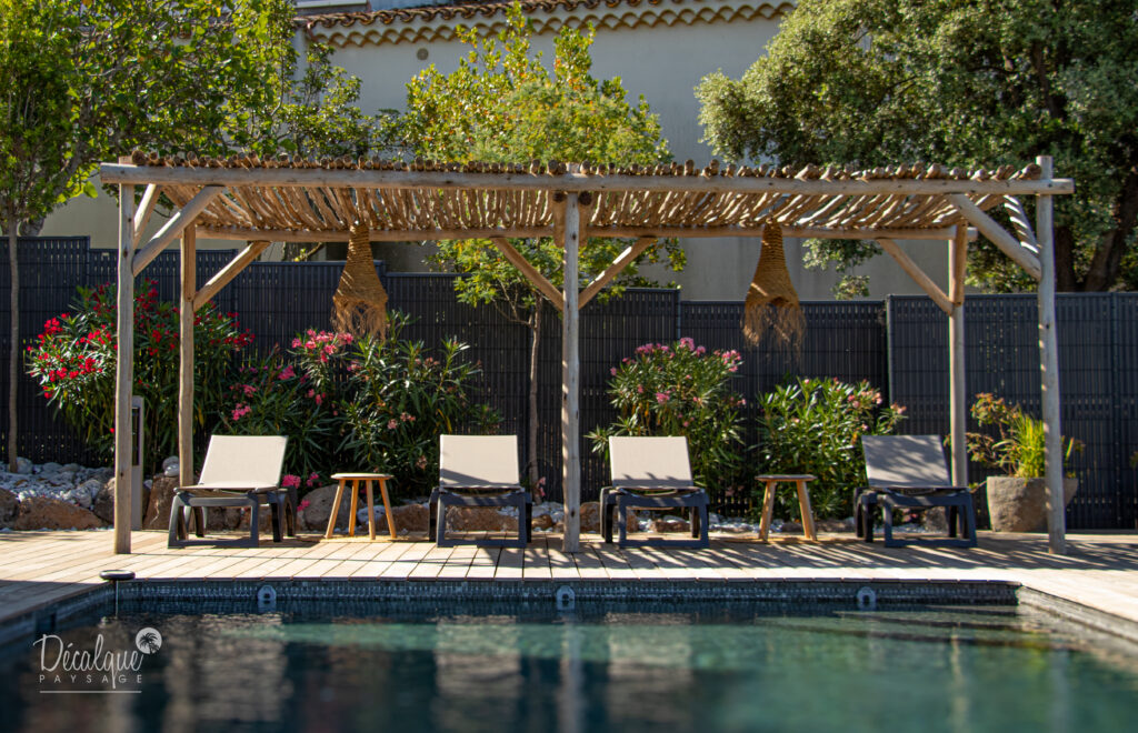 Terrasse et pergola